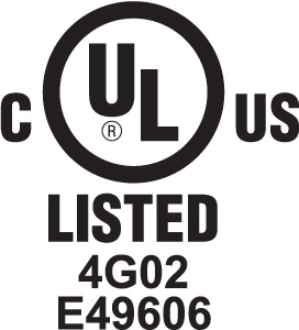 C-UL Listed, 4G02 E49606