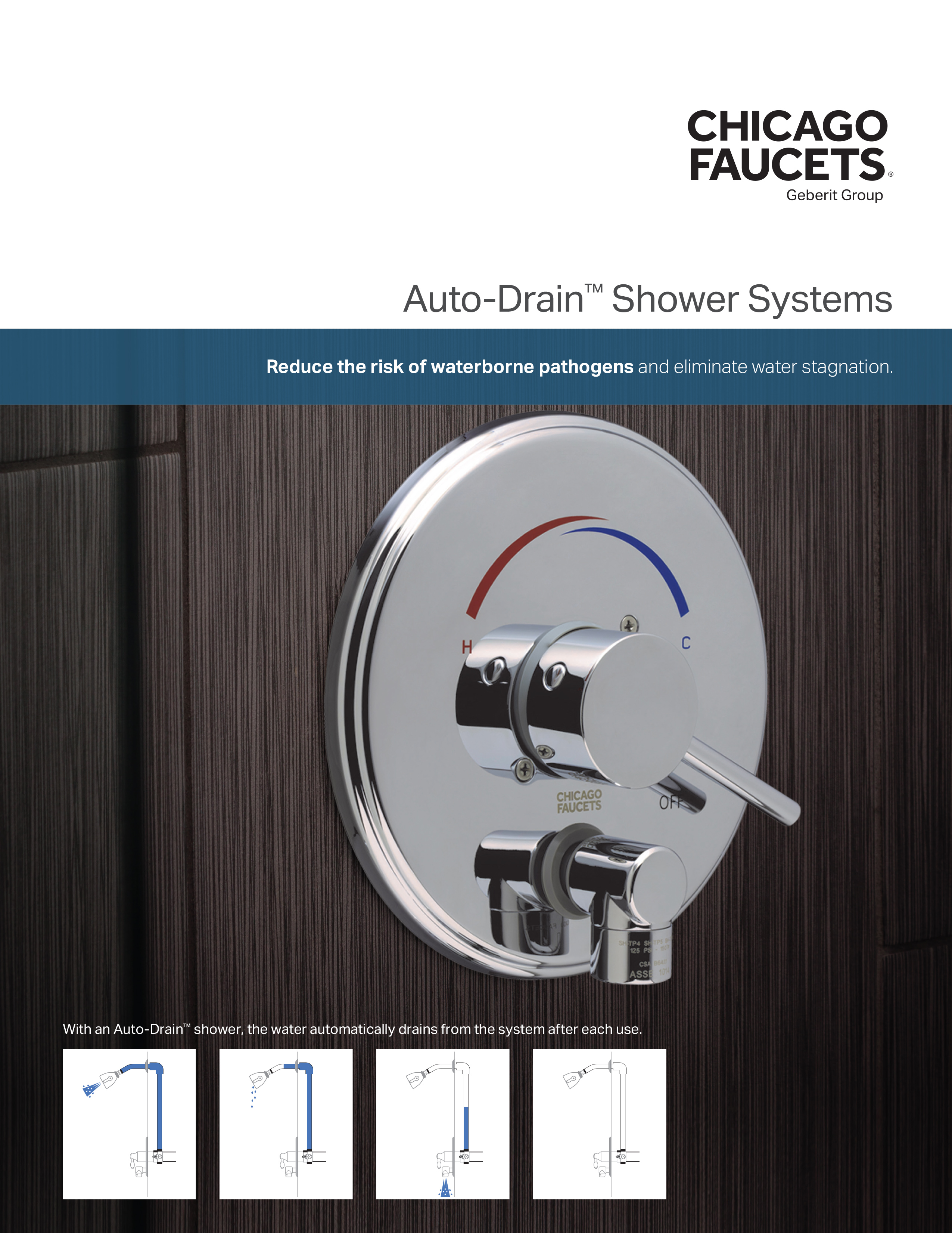 Auto-Drain® Shower Fittings