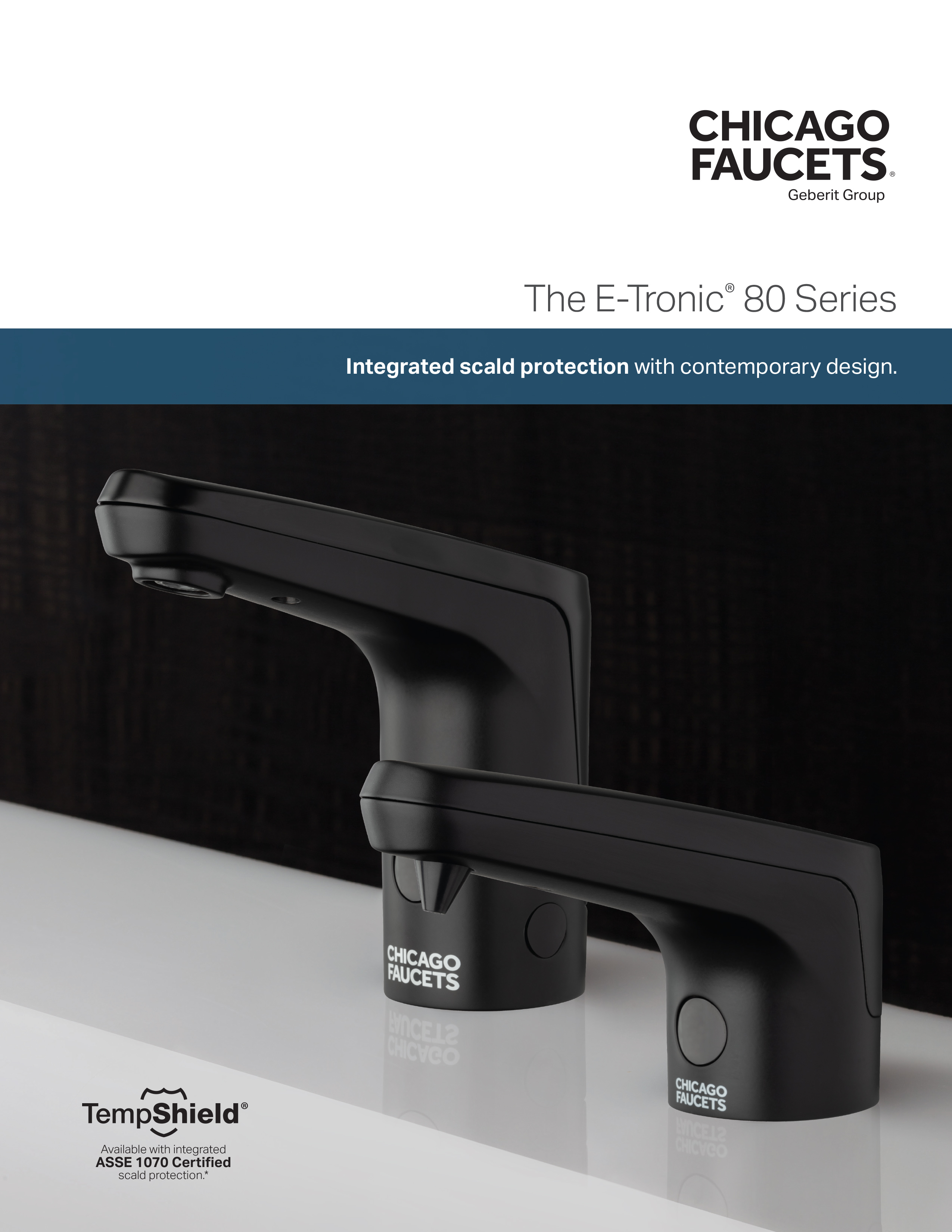 E-Tronic® 80 Touchless Restroom Faucets