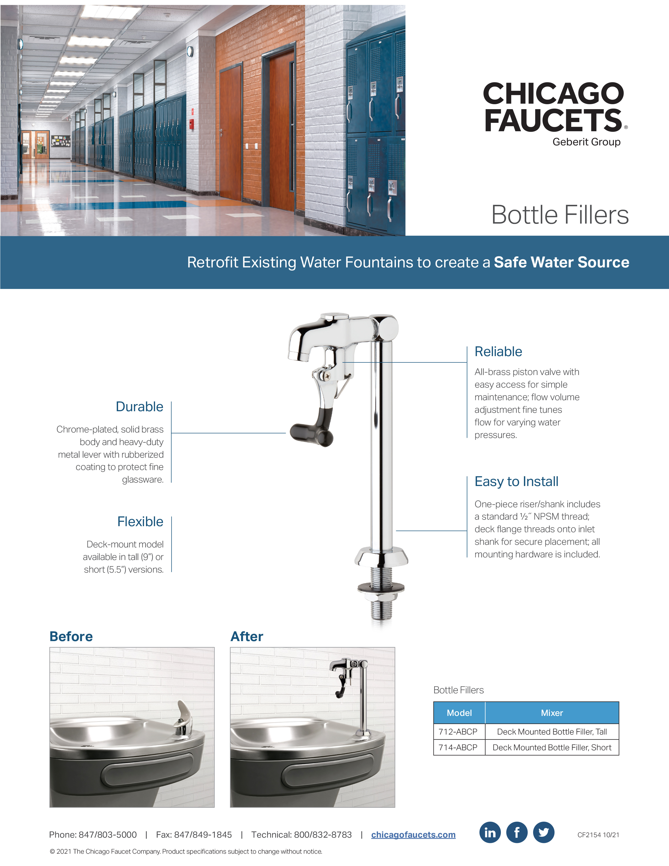Bottle Filler Retrofit for Drinking Fountain