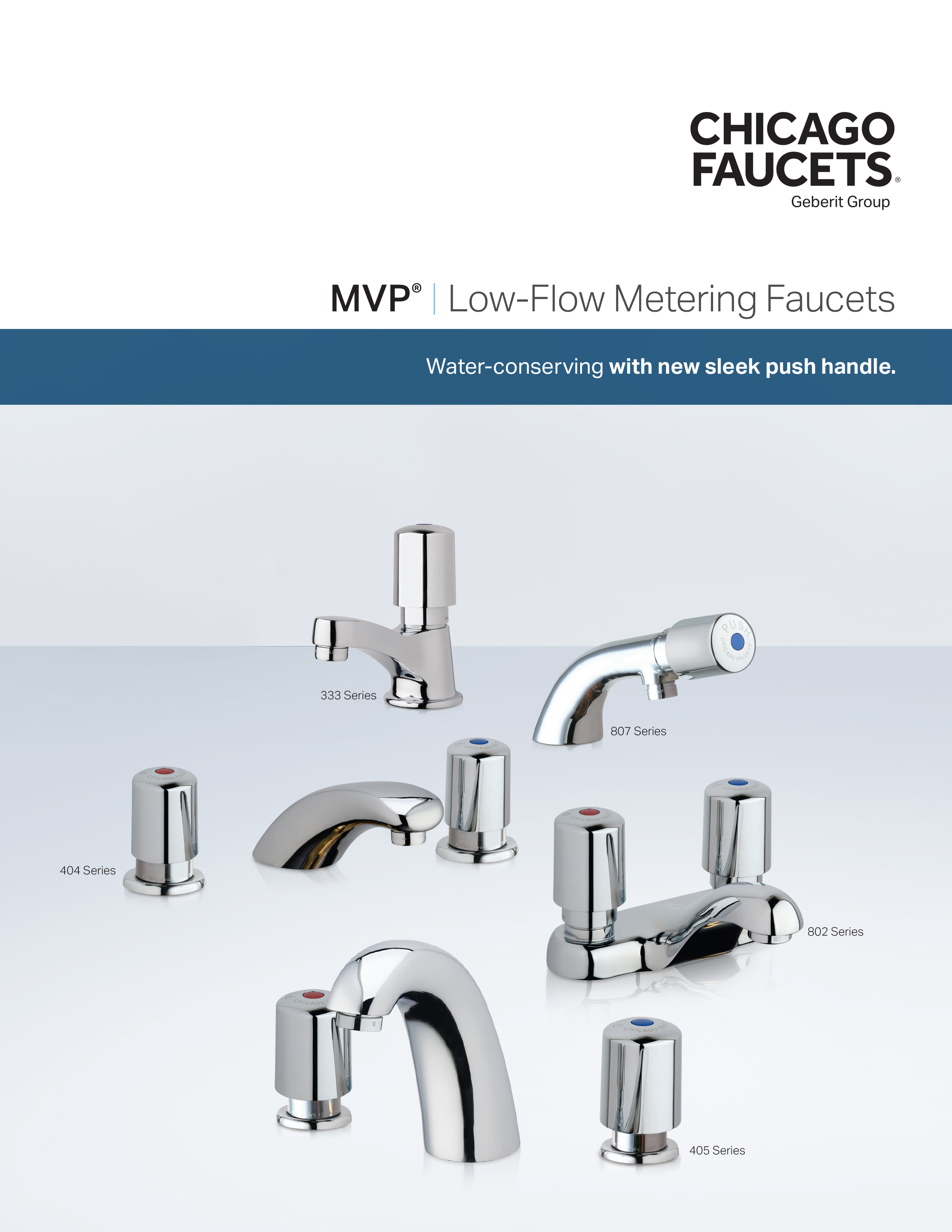 MVP® Low-Flow Metering Faucets