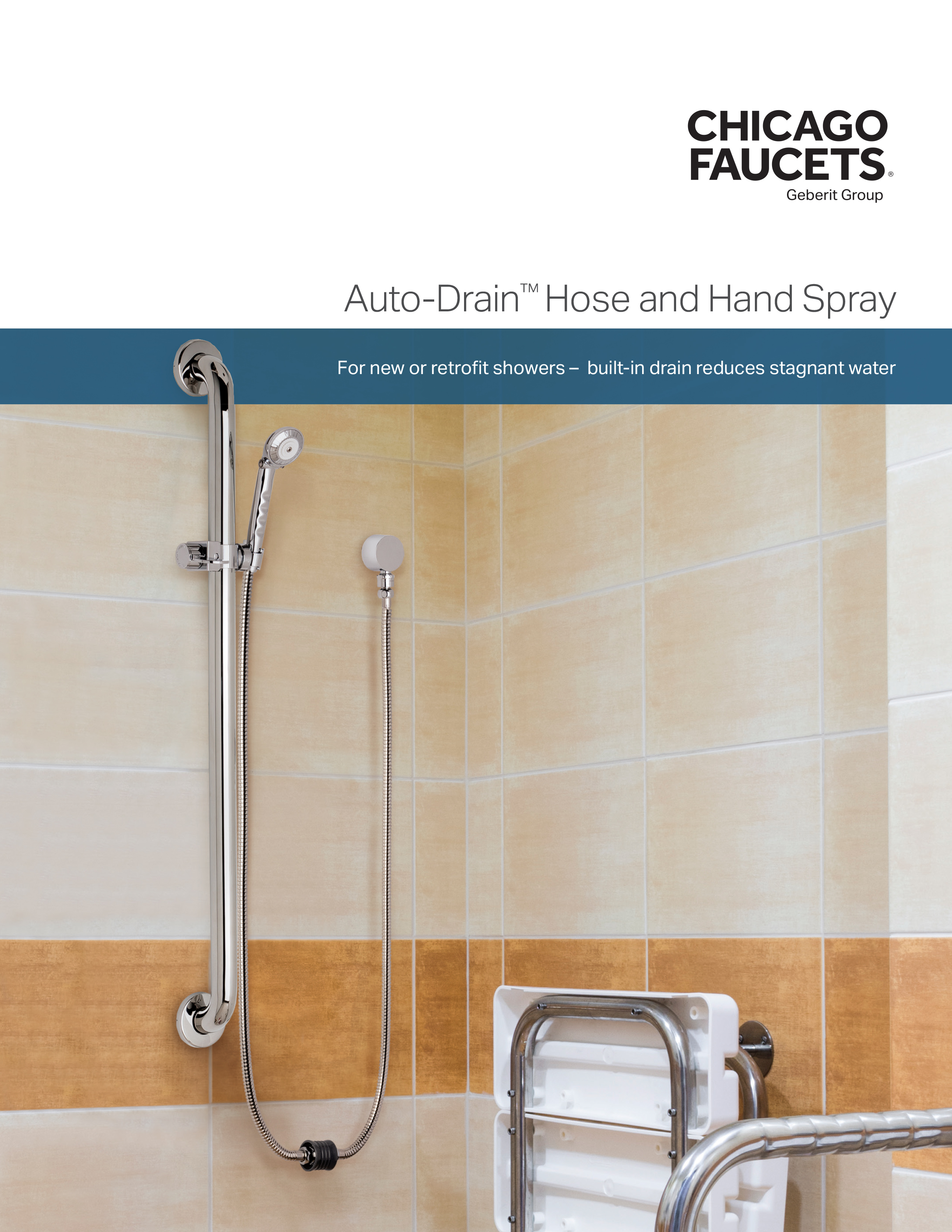 Shower Spray with Built-In Auto-Drain®
