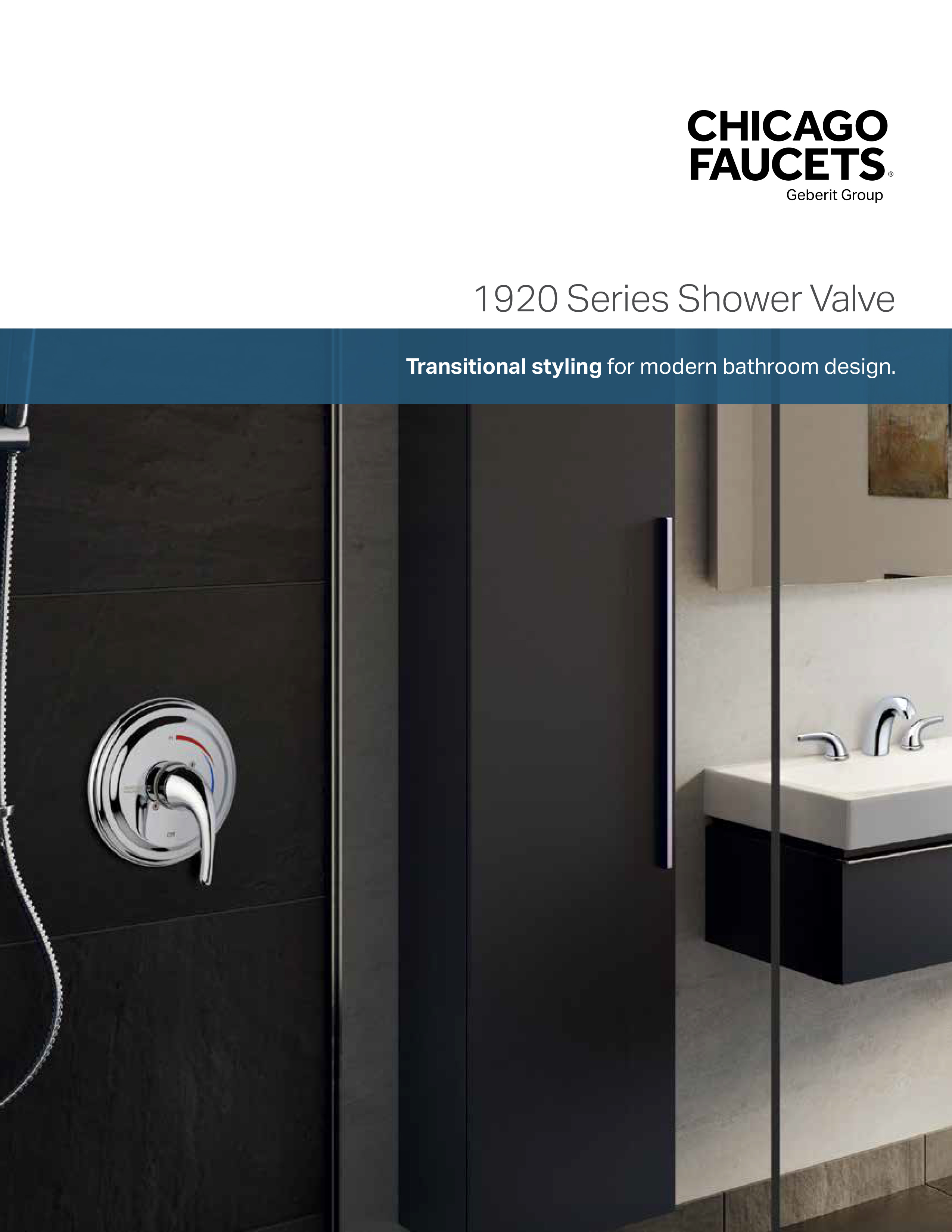 Shower Valve with Contemporary Trim