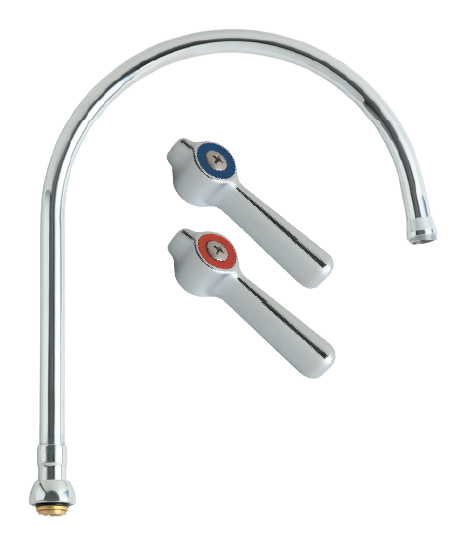 spout and handles