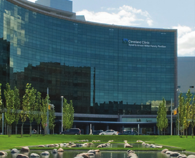 Sydell and Arnold Miller Family Pavilion and Glickman Tower exterior