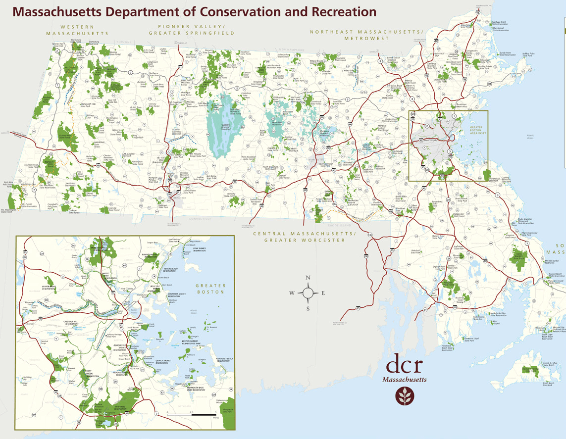 Massachusetts Department of Recreation locations