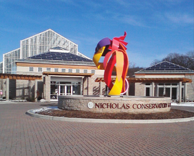 Nicholas Conservatory & Gardens, Rockford, IL exterior
