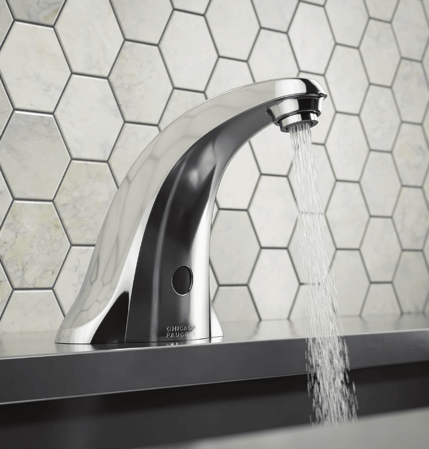 running touchless faucet
