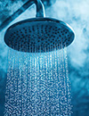 Shower head dispensing very hot water