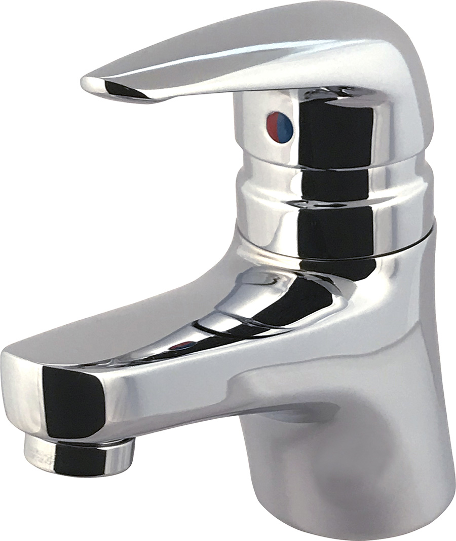 Deck Mounted Manual Sink Faucet Single Hole Mount With 4 And 8 Accessory Plates Available