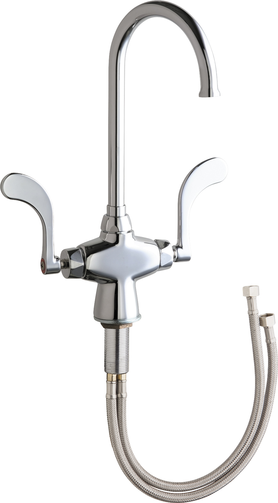 Deck-mounted manual faucet, single-hole mounting | Chicago