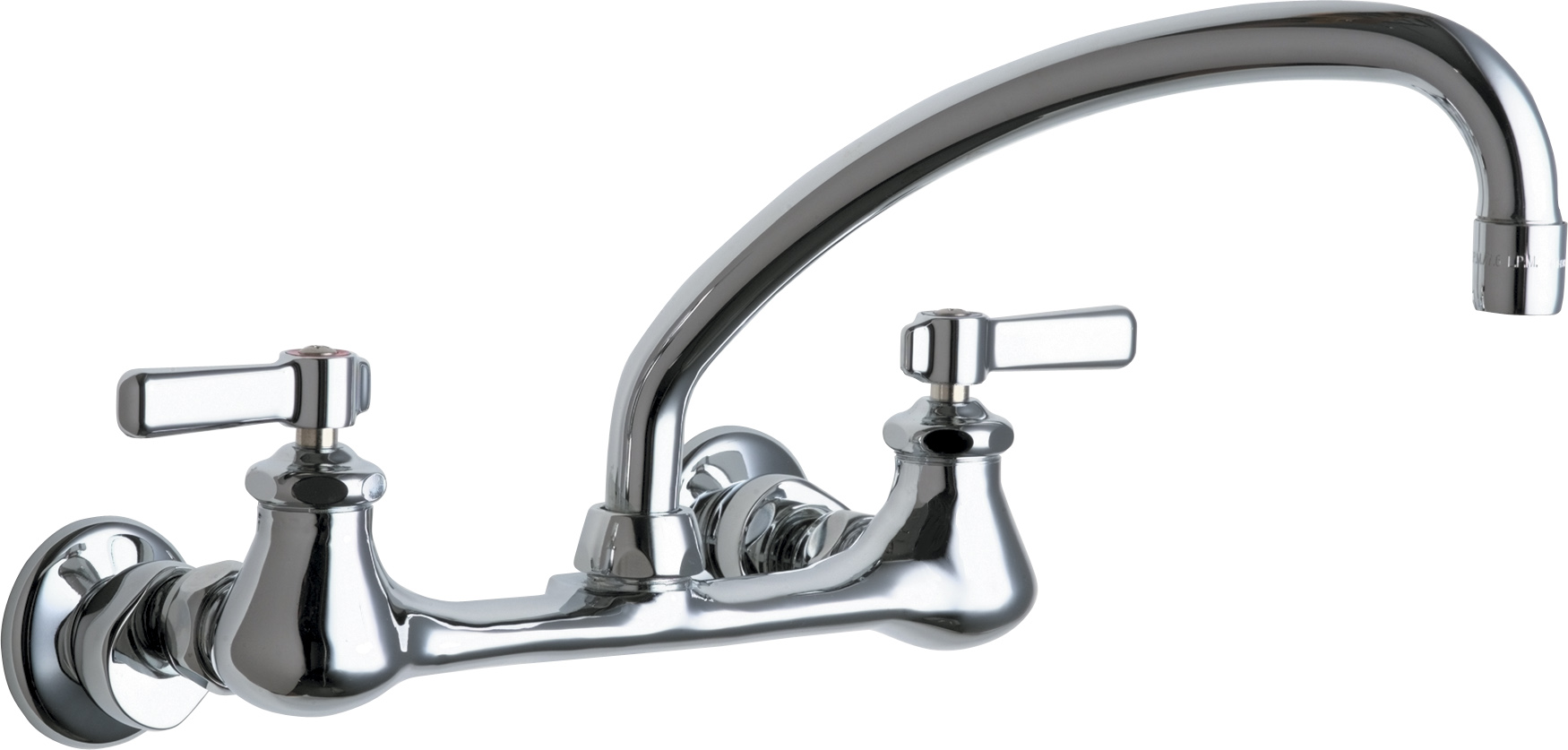 Wall Mounted Manual Sink Faucet With Adjustable Centers Chicago