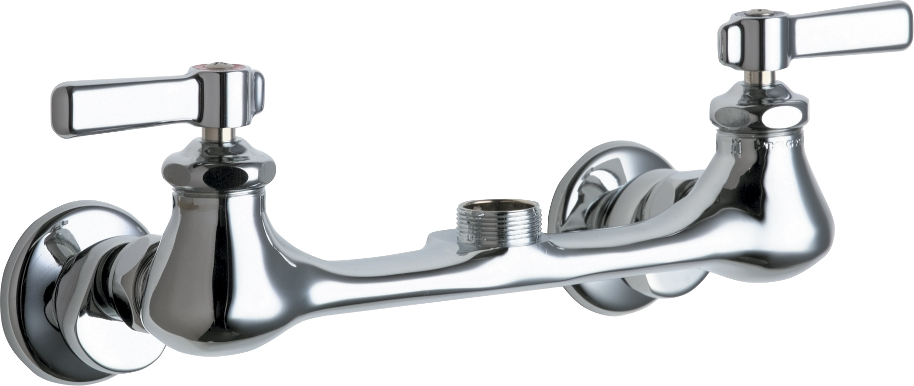 Wall Mounted Manual Sink Faucet With Adjustable Centers Chicago