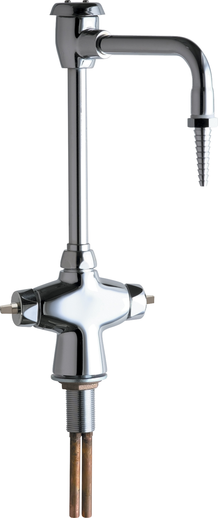 Single-hole, deck-mounted manual laboratory faucet | Chicago Faucets