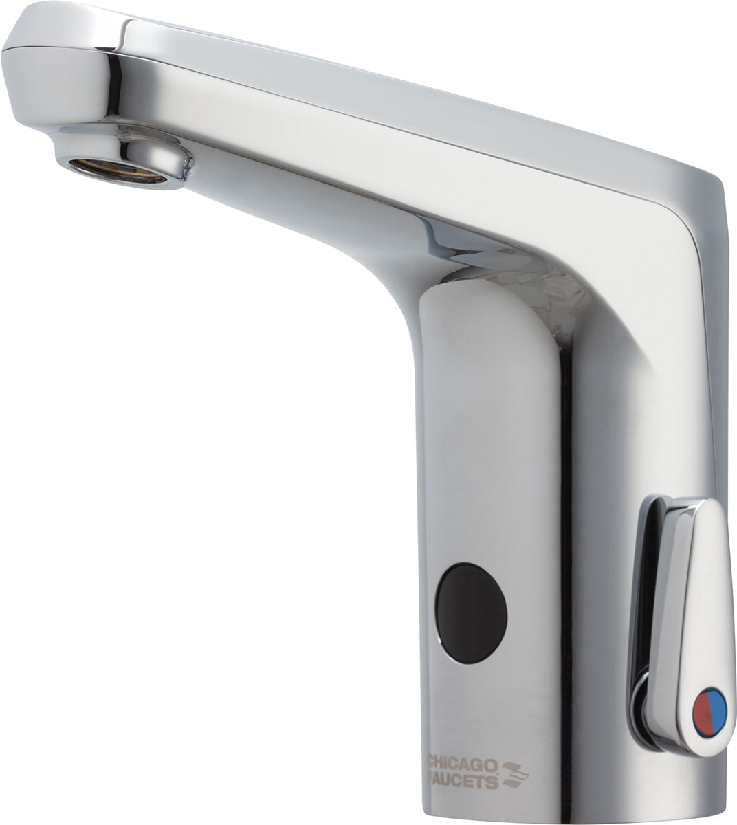Advanced electronic commercial faucet with touchless sensor
