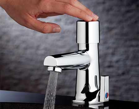 Faucet shop water meter