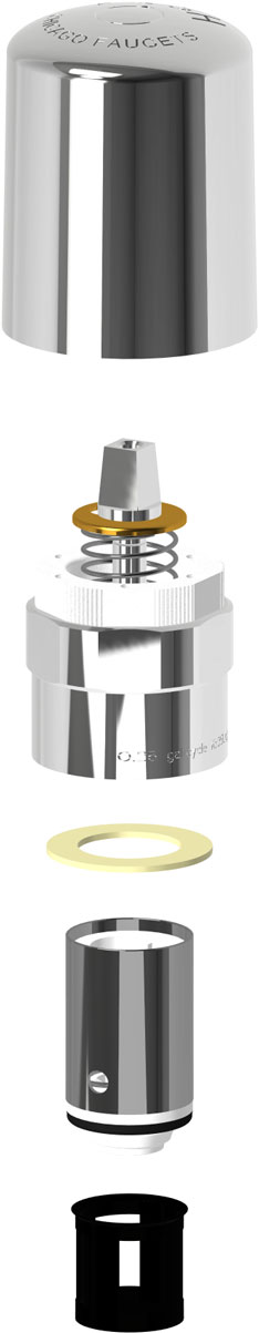 Exploded view, MVP cartridge with 775 handle