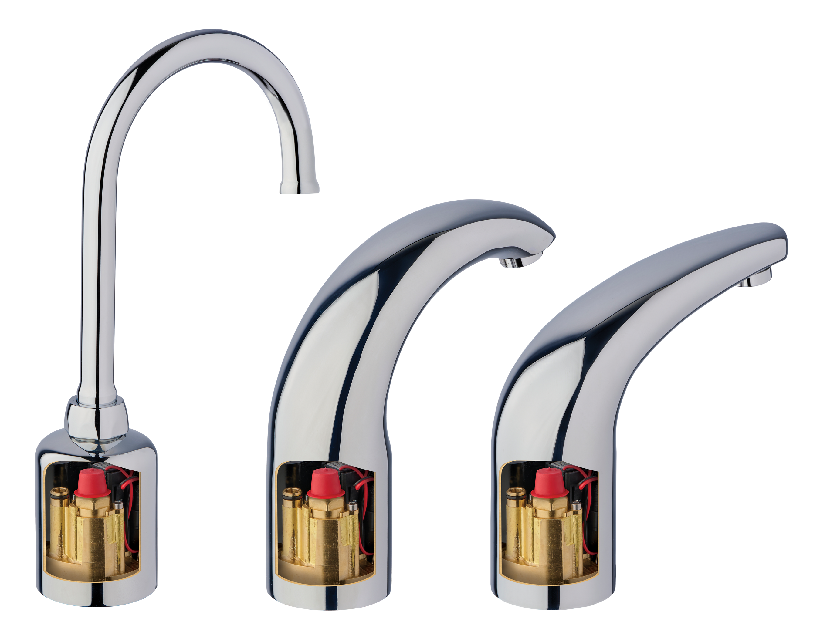 Integrated thermostatic valves prevent scalding and save time on installation