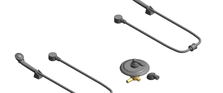 shower and tub fitting pieces