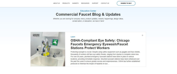 Whether you are looking for company news, product updates, industry happenings, design ideas, conservation, or education, we have it here!