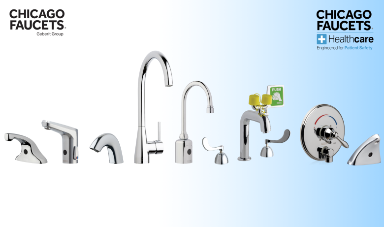 Chicago Faucets wide variety of touchless faucets 