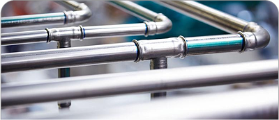 5 pipes aligned symetrically