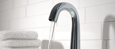 EQ® High Arc faucet in a lavatory