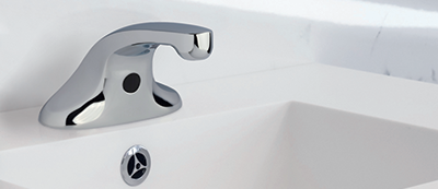 EVR Series faucet in a restroom
