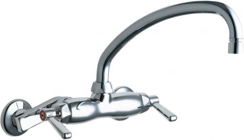 Wall Mounted Manual Sink Faucet With Adjustable Centers Chicago