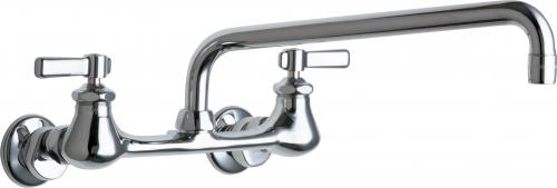 Wall Mounted Manual Sink Faucet With Adjustable Centers Chicago