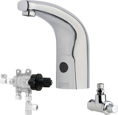 HyTronic Traditional with thermostatic mixer and supply stop