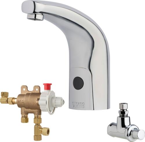 HyTronic Traditional with thermostatic mixer and supply stop