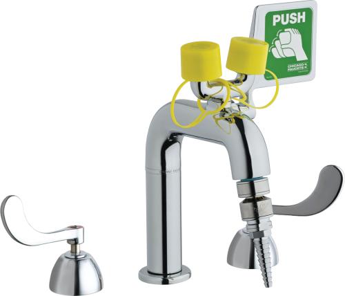 8452 Eyewash faucet with laboratory nozzle