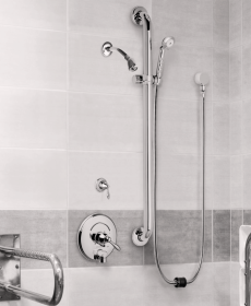 auto-drain shower system complete with diverter