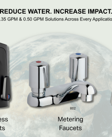 Chicago Faucets sustainable faucet options for water savings