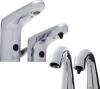 Touchless faucets with soap dispensers